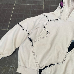 Produttori Custom Streetwear francese spugna <span class=keywords><strong>felpa</strong></span> <span class=keywords><strong>felpa</strong></span> con cappuccio da uomo pesi massimi di alta qualità <span class=keywords><strong>vestiti</strong></span> nuovi arrivi - Product Image 3