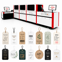 Imprimante jet d'encre UV numérique pour étiquettes de vêtements, étiquettes de prix, billets avec impression de codes-barres et codes QR