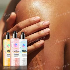 Vegan Natural Organic Body Highlight Oil Makeup Self-Tanning Liquid Bronzer Highlight Shimmering Mist Glitter Body Shimmer Spray - Product Image 5