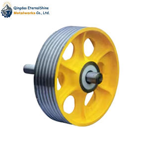 ล้อขับเคลื่อนลิฟต์ทันสมัยของโตชิบา รอกดึงลิฟต์ สำหรับวิลล่า โรงแรม ห้องครัว ทางเข้า โรงงาน ซ่อมบำรุงลิฟต์ โรงพยาบาล - Product Image 3