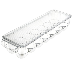 Bán Buôn Rõ Ràng Stackable 14 Đếm Trứng Chủ Cho Tủ Lạnh Hộp Lưu Trữ Khay Trứng Tủ Lạnh Lưu Trữ Container 14 Khe Cắm BPA Miễn Phí - Product Image 2
