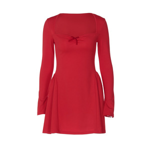 <span class=keywords><strong>Vestido</strong></span> de otoño para mujer más vendido, nuevo modelo bandeau ajustado con mangas largas sexys, estampado de <span class=keywords><strong>princesa</strong></span>, tela de gasa al por mayor - Product Image 5