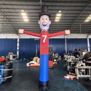 Muñeco publicitario inflable de dos patas, payaso publicitario, sky dancer, tubo inflable, bailarín de aire. - Product Image 6