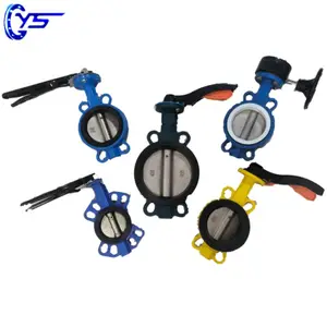 China supplier good selling cast iron marine wafer type butterfly valve