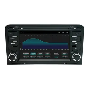 2 Din 7 "安卓汽车立体声多媒体全球定位系统DVD播放器，适用于奥迪A3 4核BT DVR无线视频汽车收音机