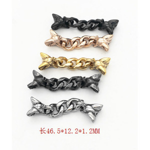 Cuentas de elefante de acero inoxidable yunique para hacer pulseras, componentes de joyería de estilo retro de forma irregular, GZY-316-126 - Product Image 2
