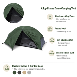 Carpa de Camping con Estructura de Aluminio, de Montaje Rápido y Autoestable, con Logotipo Personalizado OEM - Product Image 1