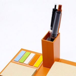 Novelty Multi-Functional Dedicated Desktop Storage Pen Holder and <b>Sticky</b> <b>Note</b> Notepad Box Stationery Gift Set for Adults - Product Image 2