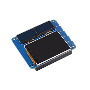 Raspberry Pi OLED/LCD HAT con Pantalla Principal LCD IPS de 2 Pulgadas y Dos Pantallas Secundarias OLED Azules de 0.96 Pulgadas - Product Image 4
