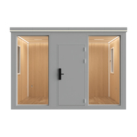 Maison mobile d'usine, écologique, modulaire, préfabriquée, pour l'extérieur, assemblage rapide, cabane de vie portable, 110-240V