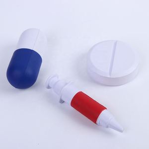 Pelota Antiestrés de PU en Forma de Cápsula, Juguete Suave Promocional, Alivia el Estrés, con Logotipo Personalizado - Product Image 2