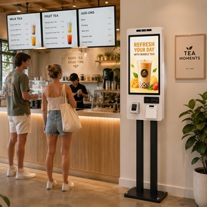 Kiosco de Autoservicio de 32 Pulgadas que Ahorra Trabajo, Máquina POS para Restaurantes con Pago por Código QR Integrado para un Pago Más Rápido - Product Image 1