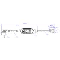 PRCD 16A 230V 10mA IP66 TUV&CE, prise PRCD portable EU 220V, prise GFCI 230V, prise PRCD pour outils électriques