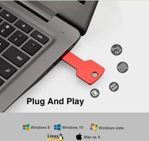 <span class=keywords><strong>Portachiavi</strong></span> portatile con chiavetta USB <span class=keywords><strong>a</strong></span> <span class=keywords><strong>forma</strong></span> <span class=keywords><strong>di</strong></span> <span class=keywords><strong>chiave</strong></span> in metallo da 32GB - Product Image 3