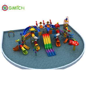 Beliebte Fiberglas-Wasser rutsche Fabrik rutsche verwendet mit Wasserpark Multi-Wasserspiele Jmq18170c - Product Image 5