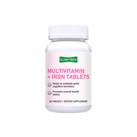 Comprimés de multivitamines et de fer de qualité supérieure, best-sellers, contribuent à maintenir de bonnes fonctions cognitives, complément alimentaire