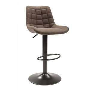 Lusso moderno classico regolabile girevole in pelle gialla sgabello <span class=keywords><strong>da</strong></span> Bar <span class=keywords><strong>sedie</strong></span> per la casa pranzo Hotel e mobili <span class=keywords><strong>da</strong></span> <span class=keywords><strong>cucina</strong></span> - Product Image 3