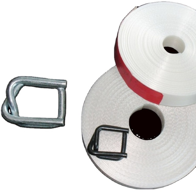 High Quality 1100m Manual Packing Cargo Lashing Polyester Fiber Cord Strap Buckle 510KG Tension Al-1308