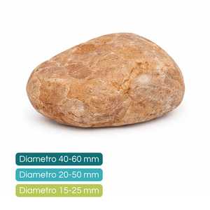 Galets de marbre rouge Verona, pierres de jardin arrondies, 25 kg, pour la décoration de la maison, du jardin, des pots de fleurs et des aquariums - Product Image 2