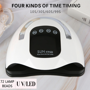Sun X19 Max Chất lượng cao Bán buôn giá thấp 72 Đèn <span class=keywords><strong>LED</strong></span> <span class=keywords><strong>UV</strong></span> đánh bóng móng tay máy sấy 320W mặt trời tự động cảm biến gel <span class=keywords><strong>UV</strong></span>/<span class=keywords><strong>LED</strong></span> không có hại móng tay đèn - Product Image 2