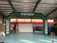 Arche gonflable publicitaire sur mesure en Oxford enduit de PVC pour la promotion d'expositions