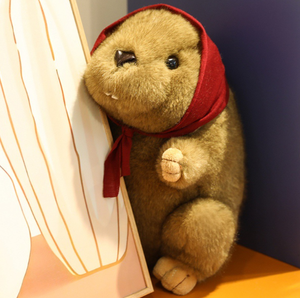 Peluche marmotte brune, porte-clés marmotte en peluche, animal de <span class=keywords><strong>la</strong></span> forêt en peluche personnalisé - Product Image 5