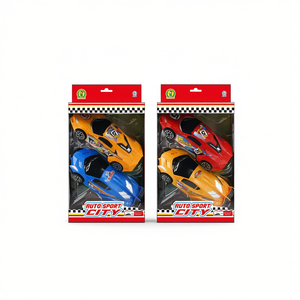 Auto Sport City, Juego de 2 Autos de Juguete de Fricción, Escala 1:32, Vehículos de Carreras de Plástico para Niños de 5 a 7 Años, Unisex - Product Image 1