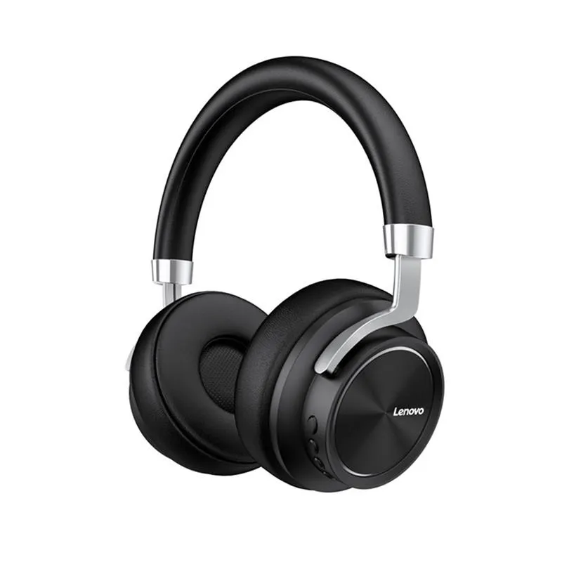 New Lenovo Hd800 Headset Wireless Foldable Computer Headphone Gaming Headset Long Standby Life With Noise Cancelling