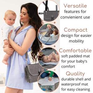 Échantillon gratuit Tapis à langer portable Station à langer pour bébé Tapis à langer Tapis à langer de voyage - Product Image 6