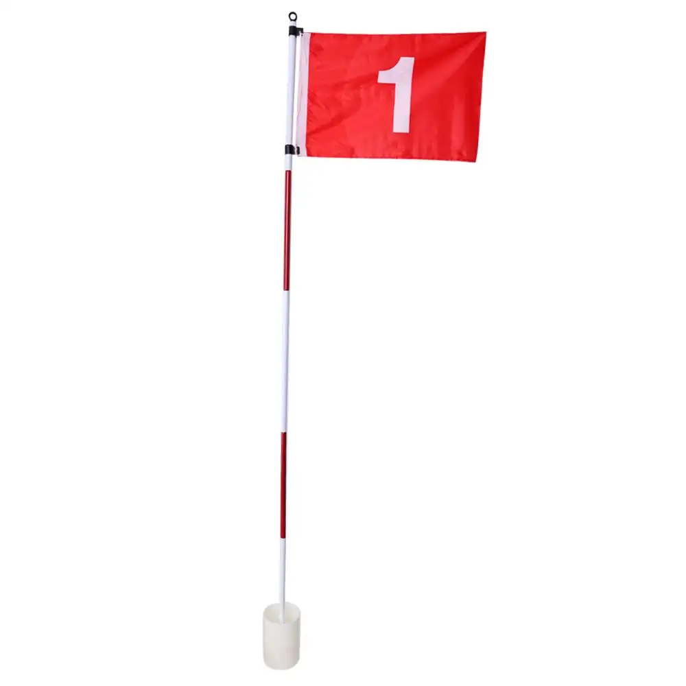 Golf all'ingrosso Putting Green Hole Cup Standard Stick Flag Driving Range Backyard Golf Green Stick Sets