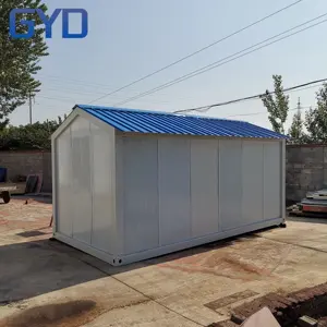 Maison modulaire GYD en fibre de verre panneau sandwich en laine de roche Chine maisons préfabriquées cadre