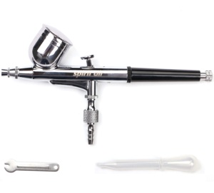 Pistolet de pulvérisation d'alimentation par gravité à Double Action BT-130 utilisé pour la <span class=keywords><strong>peinture</strong></span> corporelle/décoration de gâteaux/pistolet à aérographe pour <span class=keywords><strong>peinture</strong></span> d'ongles - Product Image 4