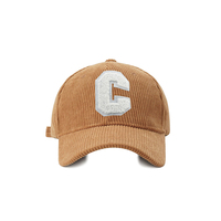 Hoge kwaliteit groothandel op maat gemaakte pet met 6 panelen, geborduurde baseballcap, zwarte corduroy snapback petten