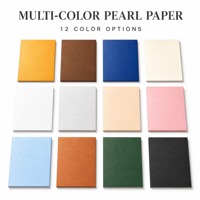 Papier spécial multicolore plat nacré finition lisse haut de gamme recyclable pour étiquettes de sacs cadeaux emballage de luxe fabrication de cartes