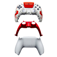 Juego Completo de Carcasas de Repuesto para Control DualSense de PS5, Botones Metálicos, Placas Frontales y Traseras