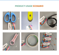 Machine automatique de pose de attaches pour chaussettes et sacs - Écologique, en acier inoxydable et plastique ABS, couleur argent, pour attaches standard et étiquettes volantes