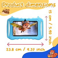 YPORANGE Tablet Edukasi Anak 7 Inch Terbaru Terlaris 2GB+32GB MTK Quad Core Android 12 3000MAH Wi-Fi 5G Kamera Ganda Garansi 1 Tahun