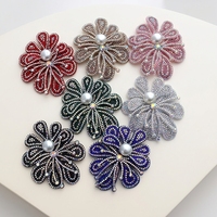 Tissu en strass en forme de fleur brillante Selina Crystal pour chaussures, sacs, couvre-chefs, vêtements et accessoires de transformation DIY