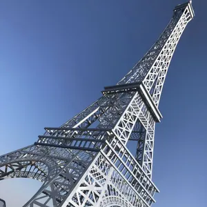Groot Formaat Model Eiffeltoren Miniatuur Beroemde Franse Grote Eiffeltoren Metalen Ijzeren Beeldhouwbeeld Te Koop