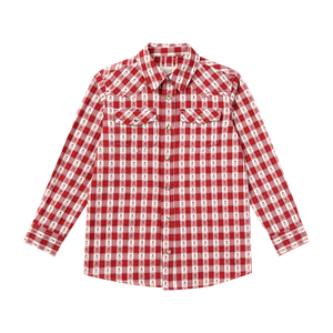 Camiseta de Algodón para Bebés y Niños, Blusas a Cuadros para Niños, Camisas de Manga Larga para Niños, Camisas Infantiles de Compra en Línea - Product Image 1