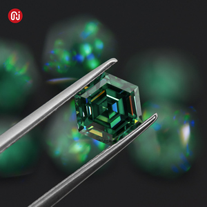 Gigajewe เพชรโมอิสสีเขียวใส VVS พลอยอัญมณีทรงหลวมสำหรับเป็นของขวัญหรือวันเกิด - Product Image 3
