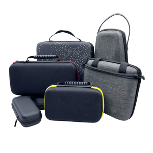 Hộp đựng cứng nhỏ gọn, in theo yêu cầu, chất liệu nylon 1680D, có khóa kéo và lưới, chất liệu EVA cứng, dùng để du lịch - Product Image 1