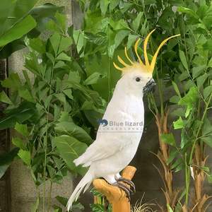 Super Vivid Animatronic Animal Modelo Animatronic Pájaros Cacatúa Blanca - Product Image 4