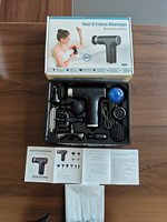 2025 pistola de masaje muscular profesional relajación ejercicio inteligente Fitness masajeador frío y caliente compresa Fascia pistola 10 cabezas