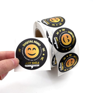 00:00 00:43 Agrandir l'image Ajouter pour comparer Partager Fabricants Étiquettes en rouleau adhésives de logo d'impression de marque privée personnalisées - Product Image 4