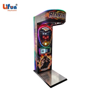 Lifun Boxer II : borne de jeu de boxe à monnayeur, testeur de <span class=keywords><strong>force</strong></span> et de vitesse avec distribution de tickets de récompense pour centres commerciaux et parcs d'attractions - Product Image 2