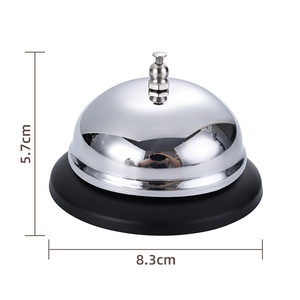 Campanas de Recepción Pequeñas de Acero Inoxidable de 65 mm, Duraderas, para Mostrador de Llamadas, Cocina, Hotel, Recepción, Mesa Individual de Comedor, Venta al por Mayor - Product Image 4
