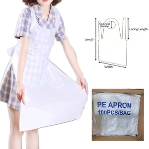 Delantal Desechable de HDPE sin Mangas, Estilo Babero, para Uso en Restaurantes, Hogares y Manipulación de Mariscos y Langosta, Precio de Fábrica - Product Image 2