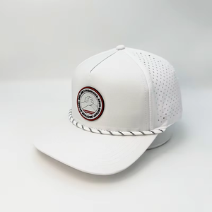 Casquettes de baseball et de golf pour hommes de haute qualité, personnalisées, 5 panneaux, avec corde, découpées au laser, imperméables, pour le sport - Product Image 3