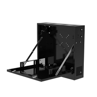 Armoire de sécurité murale en acier verrouillable avec ventilateur de refroidissement pour moniteur 13 pouces, DVR CCTV, boîte de sécurité
